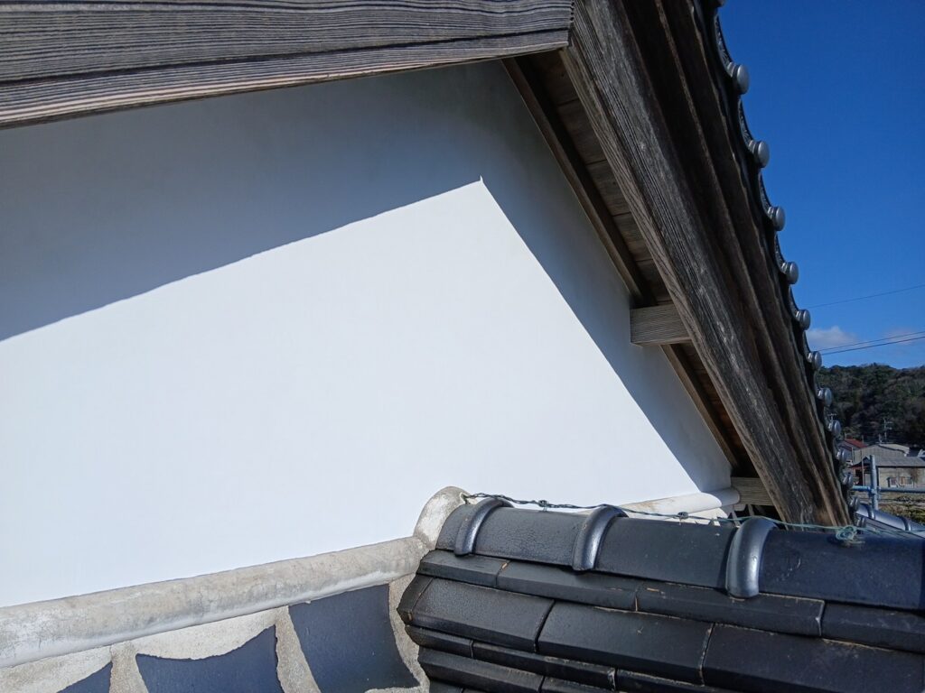 外壁・漆喰補修後